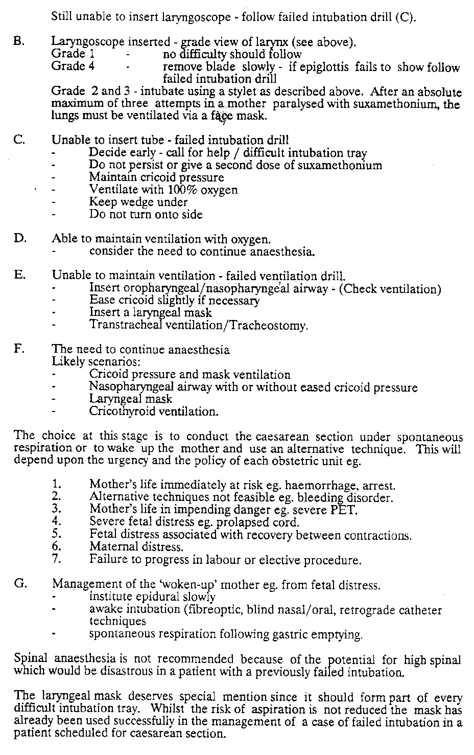 Difficult Intubation - 5